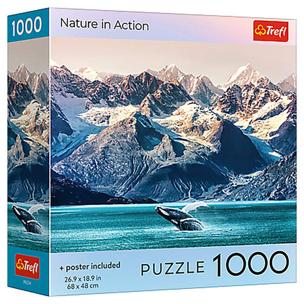 Puzzle: Nature Whale Watching 1000 Piece (Trefl Red)
