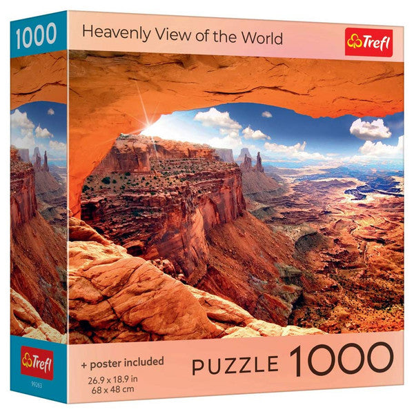Puzzle: Heavenly View of World 1000 Piece (Trefl Red)