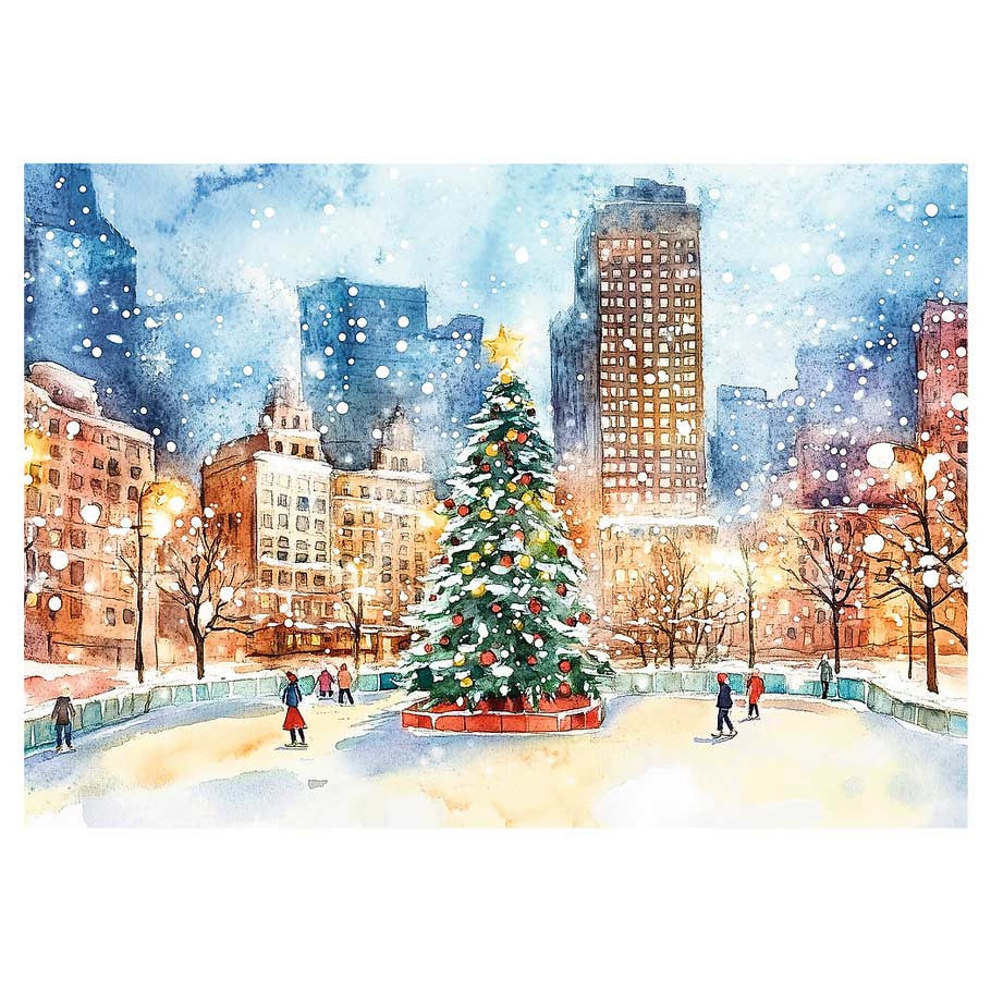 Puzzle: Central Park Winter Wonderland 1000 Piece (Premium Plus)