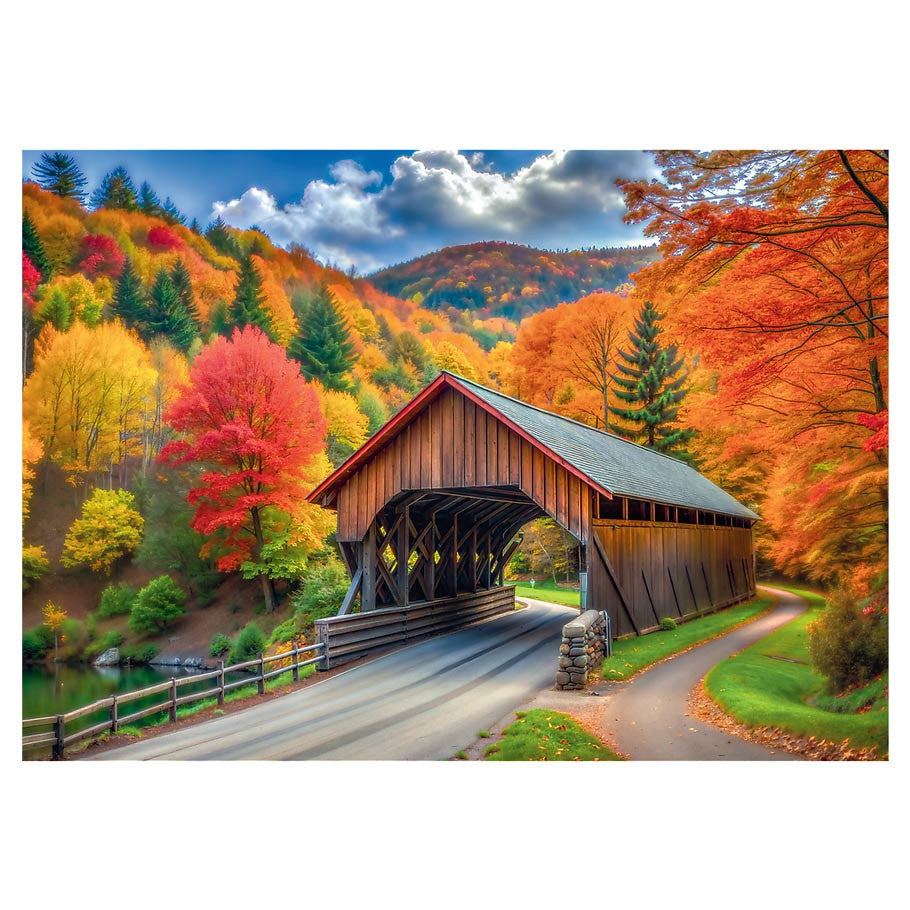 Puzzle: Autumn Splendor 1000 Piece (Trefl Red)