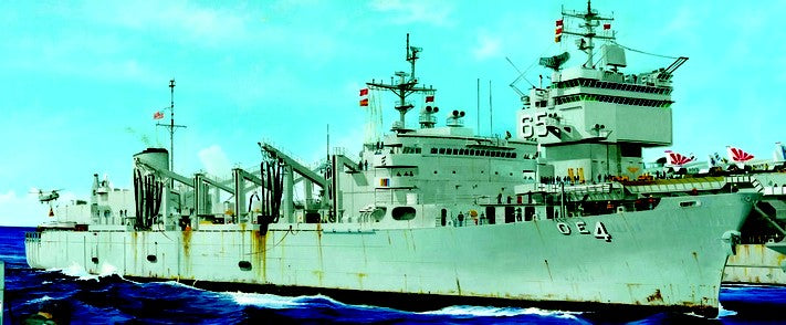 1/700 USS Detroit AOE4 Sacramento Class Fast Combat Support Ship
