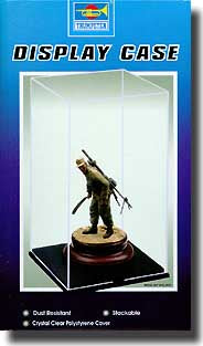 Showcase for 1/9 to 1/16 Figures (4.5L x 4.5W x 8.25H) Black Base