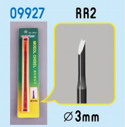 Model Micro Chisel 3mm Round Tip