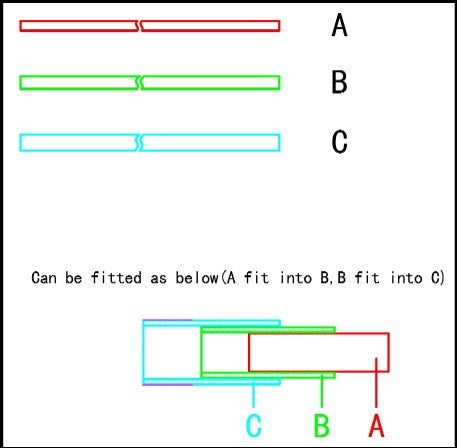 Brass Pipe Set #6: 1.5mm 2mm 2.5mm 3mm (1ea)