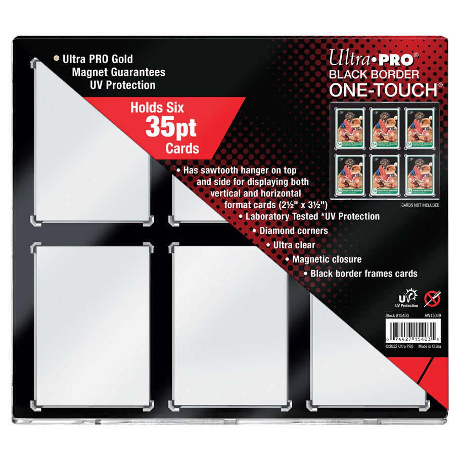 One-Touch: 35PT 6-Card Black Border