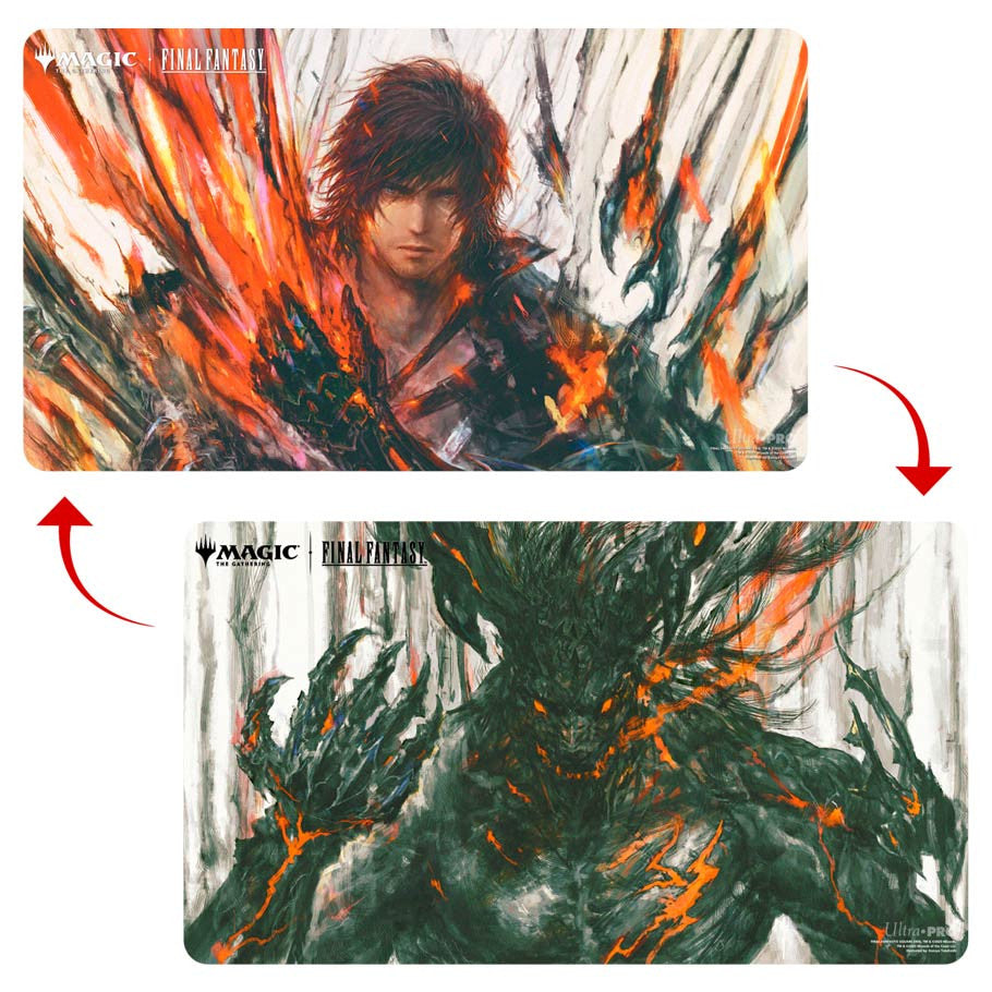 Playmat: Double Sided: Magic The Gathering: Final Fantasy: Clive, Ifrit'S Dominant