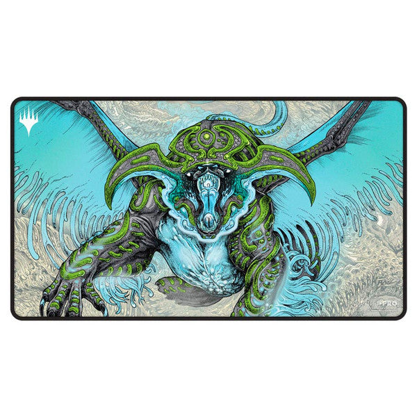 Playmat: Stitched Edge: Magic the Gathering: Tarkir Dragonstorm: Ureni, the Song Unending