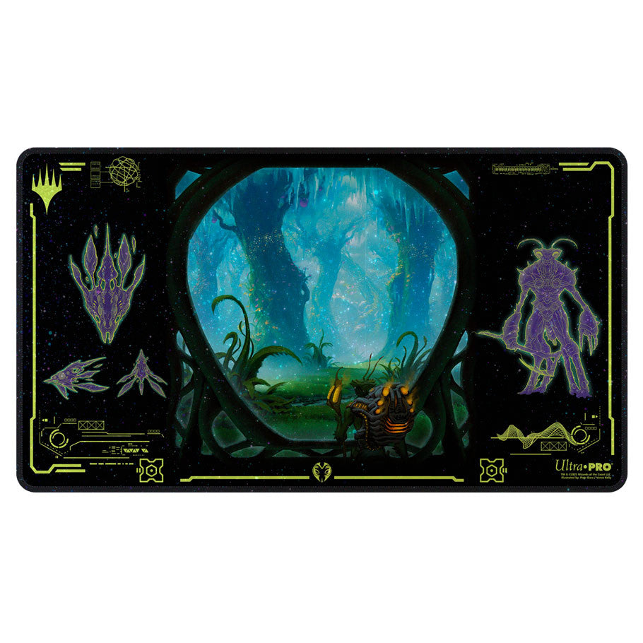Playmat: Magic The Gathering: Edge Of Eternities: Holofoil: Green