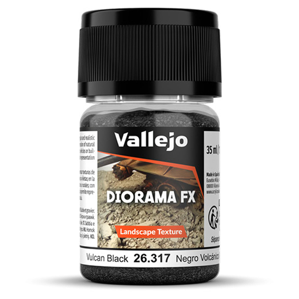 Diorama FX: Landscape: Vulcan Black 0.1-2 mm (35ml)