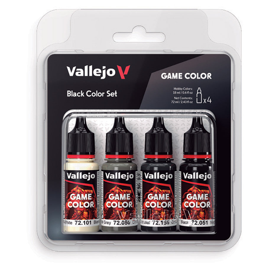 Game Color: Black Color Set (4)