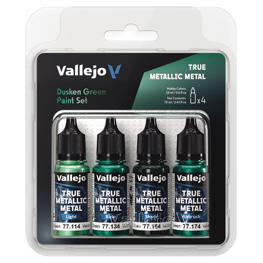True Metallic Metal: Dusken Green Color Set (4)