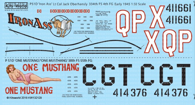 1/32 P51D Iron Ass One Mustang/One Mustang