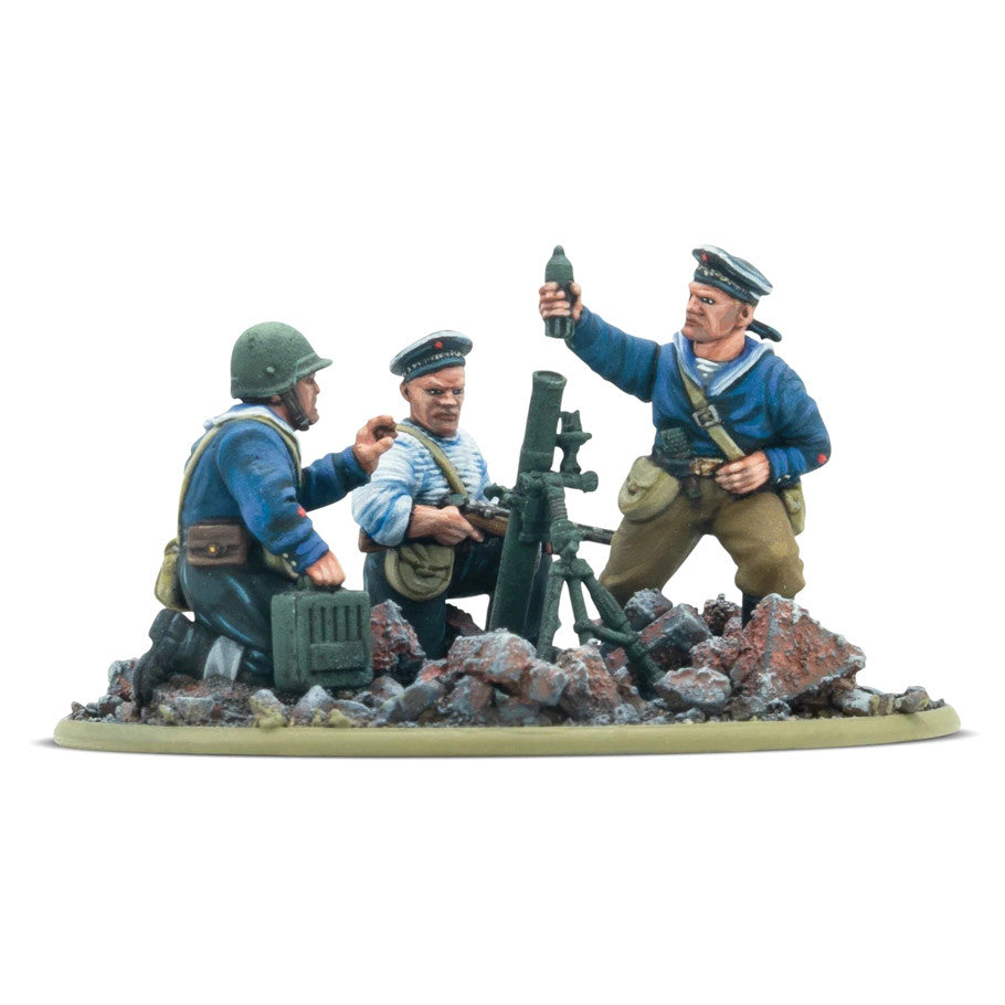 Bolt Action: Soviet Naval Brigade Medium Mortar Team