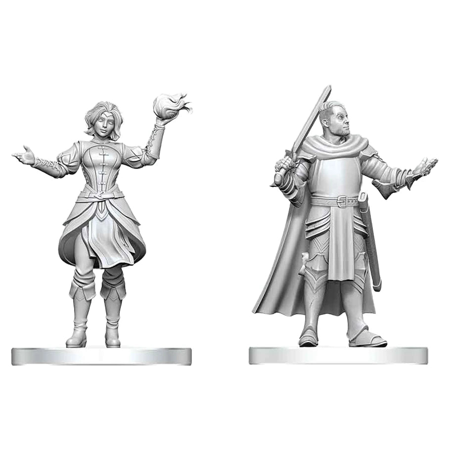 D&D: Nolzur's Marvelous Miniatures: Knight & Mage Apprentice