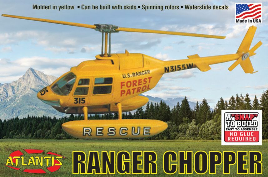 1/72 US Ranger Forest Patrol Rescue Helicopter (Formerly Monogram)