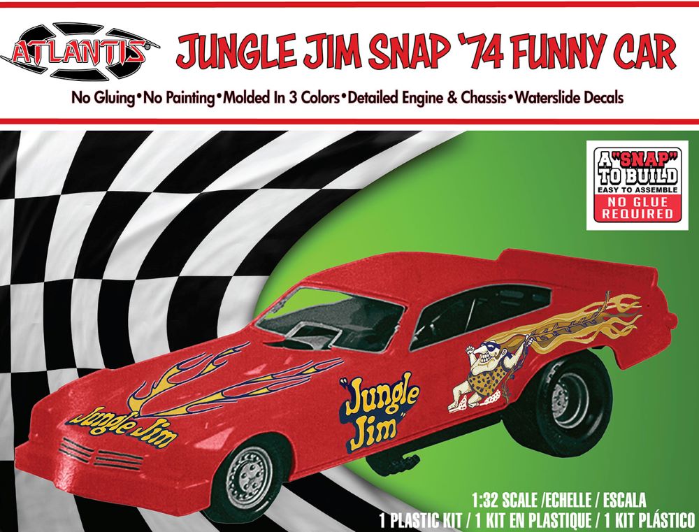 1/32 Jungle Jim 1974 Funny Car (Snap) (Formerly Revell)
