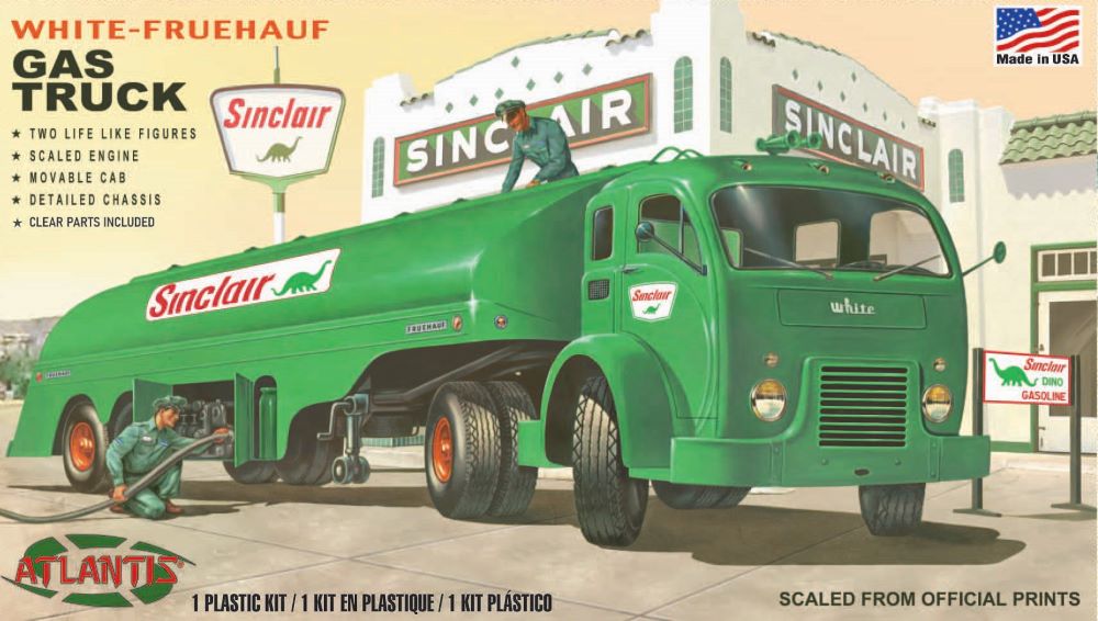 1/48 White-Fruehauf Gas Truck w/2 Figures (Formerly Revell)