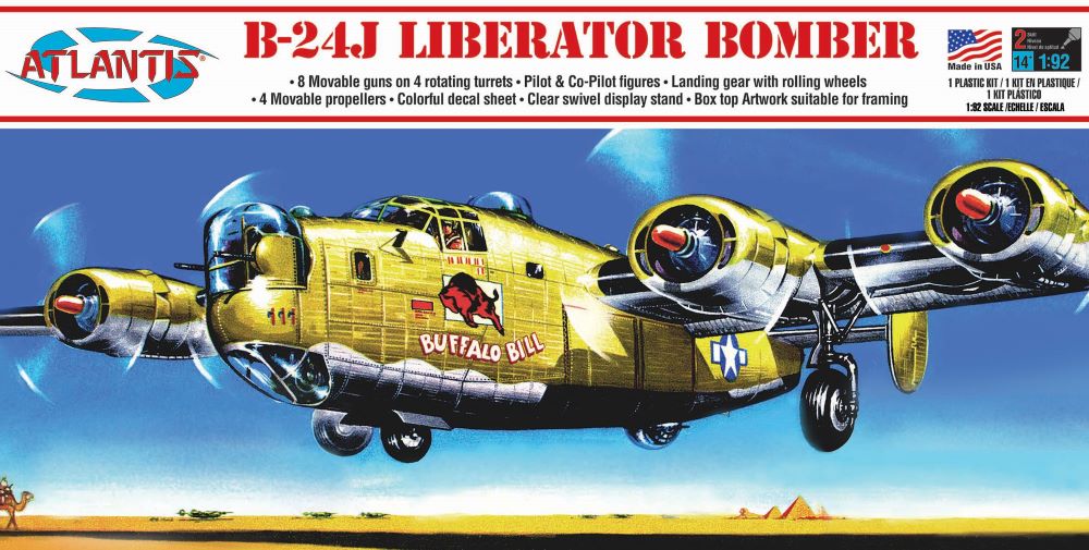 1/92 B24J Liberator Buffalo Bill Bomber (Formerly Revell)