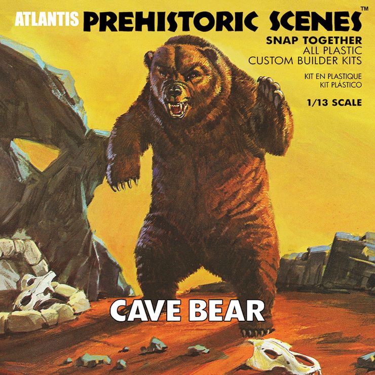 1/13 Prehistoric Scenes: Cave Bear (Snap) (Formerly Aurora)
