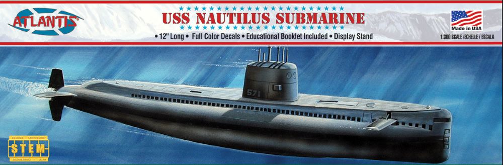 1/300 USS Nautilus Submarine STEM Model Kit (Formerly Lindberg)