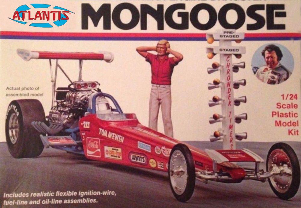 1/24 Tom McEwen Mongoose Rear Engine Dragster (Formerly Monogram)