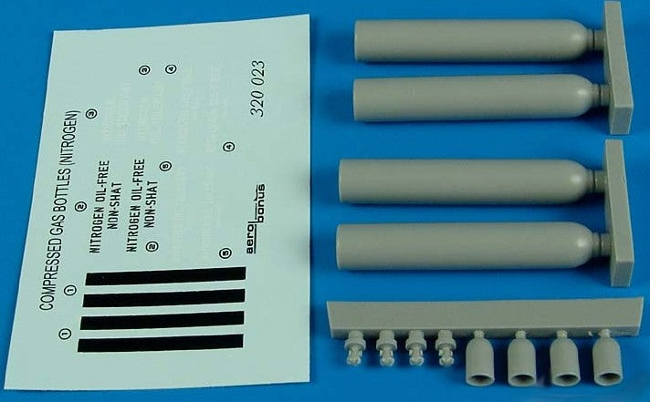 1/32 Compressed Nitrogen Gas Bottles
