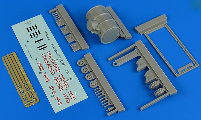 1/32 55 Gallon Fightline Cart w/Photo-Etch & Decals