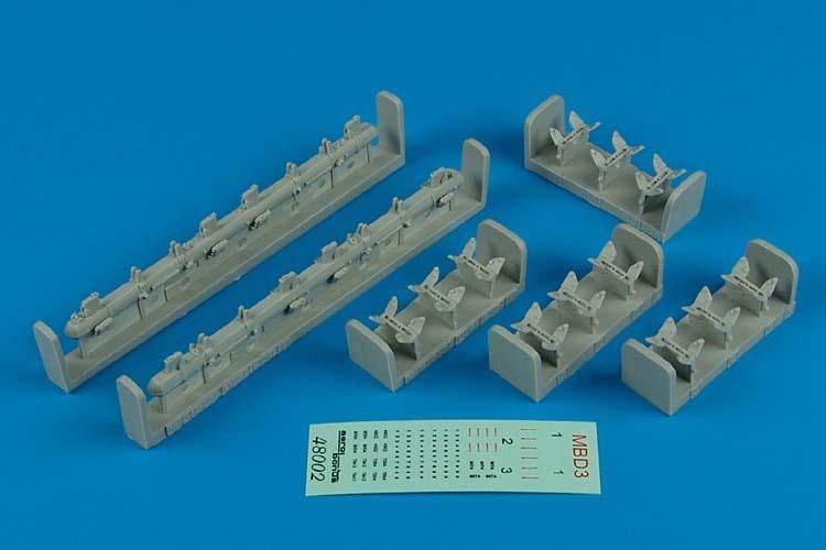 1/48 MBD3 Soviet Multiple Bomb Racks
