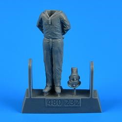 1/48 WWII German Submarine Type VIIC Kriegsmarine Ceremony Sailor #4 for TSM