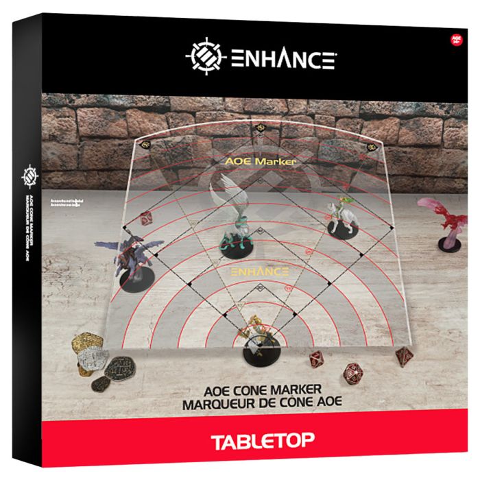 Enhance: Tabletop 60' AoE Cone Marker - Cats In Hat Inc.