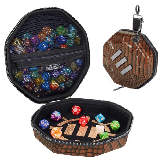 Enhance: Dice Case Collector's Edition Brown By Enhance Gaming