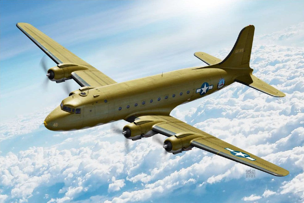 1/144 C54 Skymaster WWII American Transport Aircraft