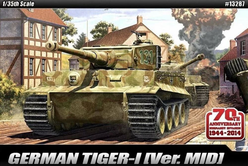 1/35 Tiger I Mid Version Tank 70th Anniversary Normandy