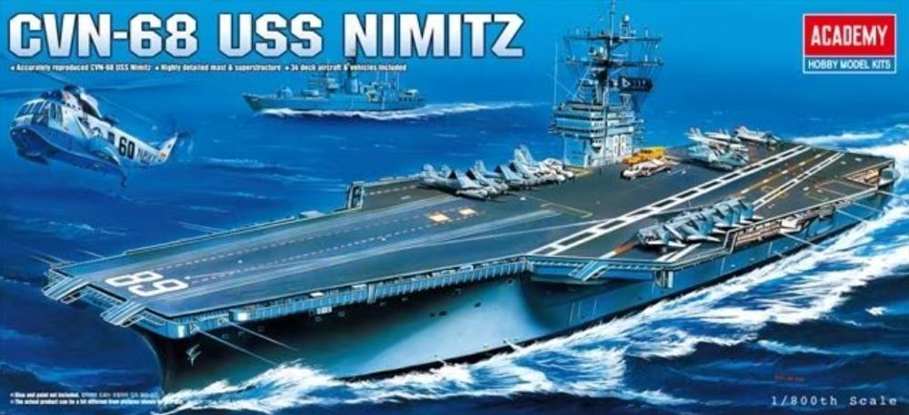 1/800 USS Nimitz CVN68 Aircraft Carrier