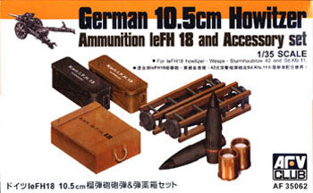 1/35 German 10.5cm Howitzer Ammo & Accessory Set