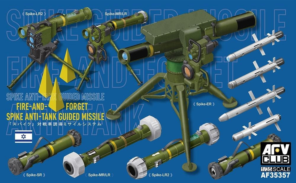1/35 Fire-and-Forget Israeli Spike Anti-Tank Guided Missiles