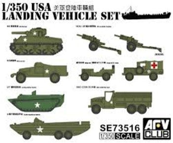 1/350 WWII US Army Landing Vehicle Set (9)