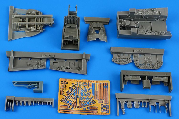 1/32 F104A Starfighter Late Cockpit Set For ITA