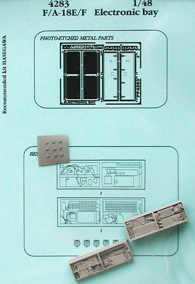 1/48 F/A18E/F Electronic Bay For HSG