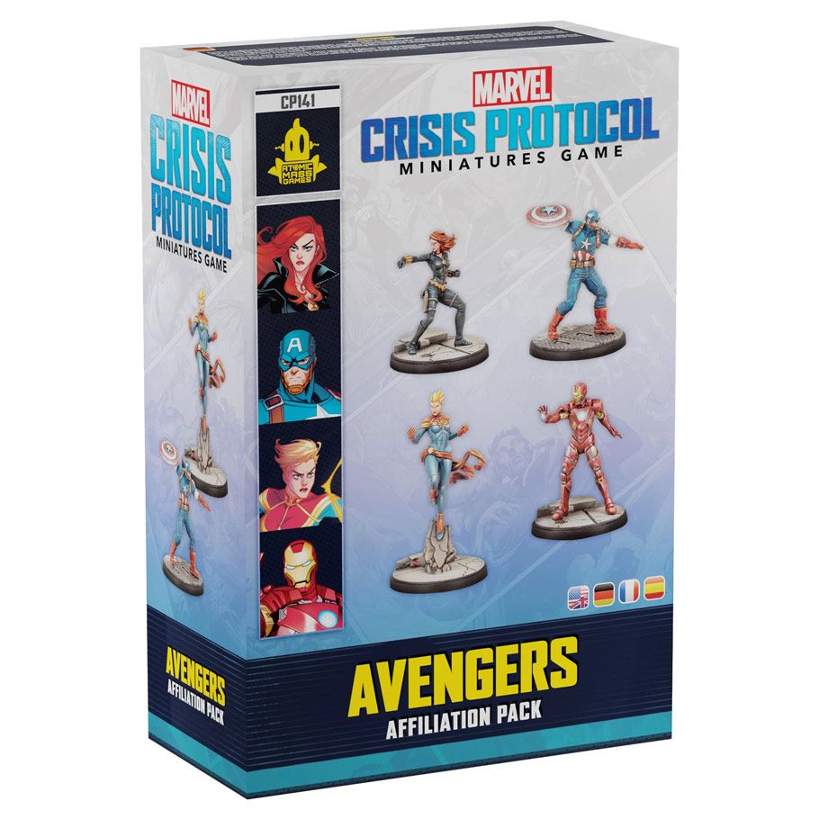 Marvel Crisis Protocol: Avengers Affiliation Pack - Cats In Hat Inc.