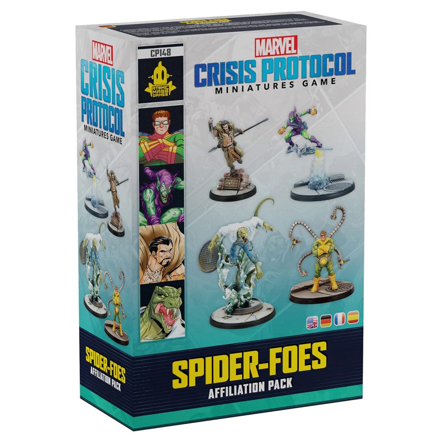 Marvel Crisis Protocol: Spider-Foes Affiliation Pack - Cats In Hat Inc.