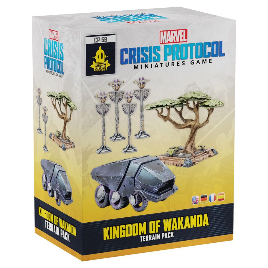 Marvel Crisis Protocol: Kingdom Of Wakanda Terrain Pack - Cats In Hat Inc.