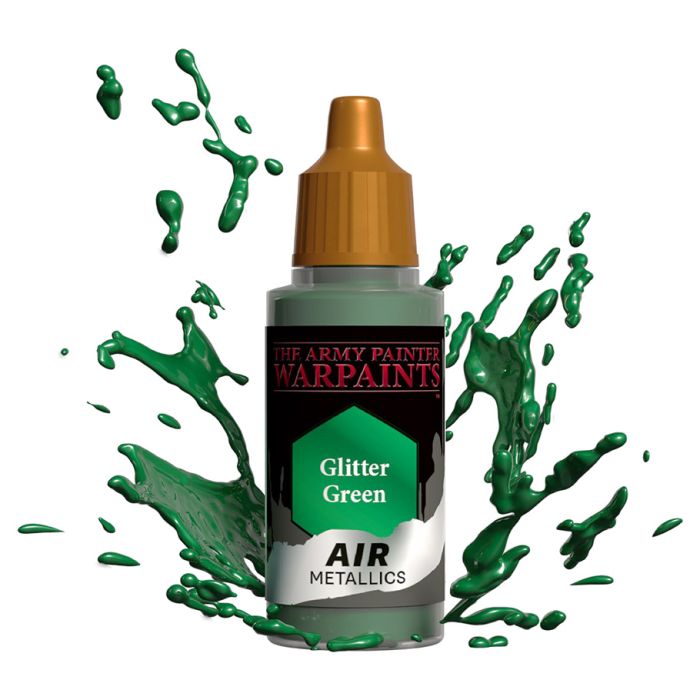 Warpaints: Air: Metallic: Glitter Green 18ml - Cats In Hat Inc.