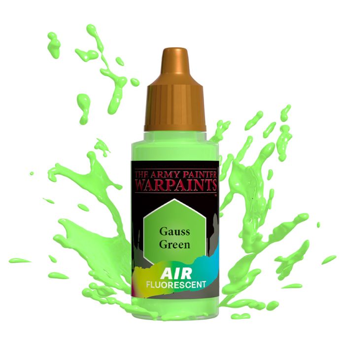 Warpaints: Air: Fluorescent: Gauss Green 18ml - Cats In Hat Inc.