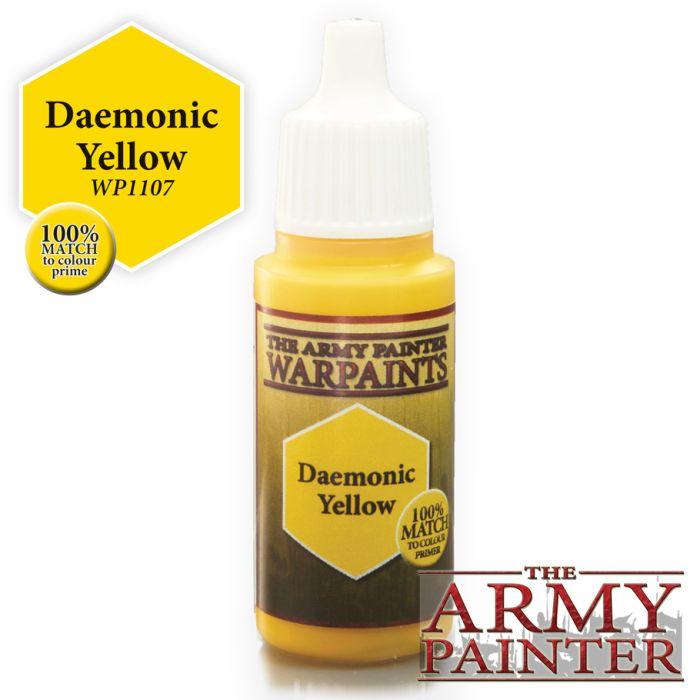 Warpaints: Acrylic: Daemonic Yellow 18ml - Cats In Hat Inc.