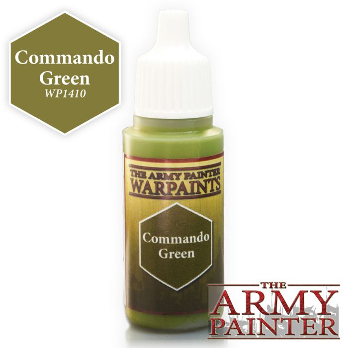 Warpaints: Acrylic: Commando Green 18ml