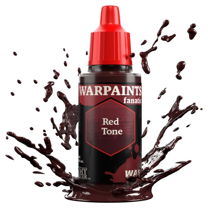 Warpaints Fanatic Wash: Red Tone 18ml - Cats In Hat Inc.