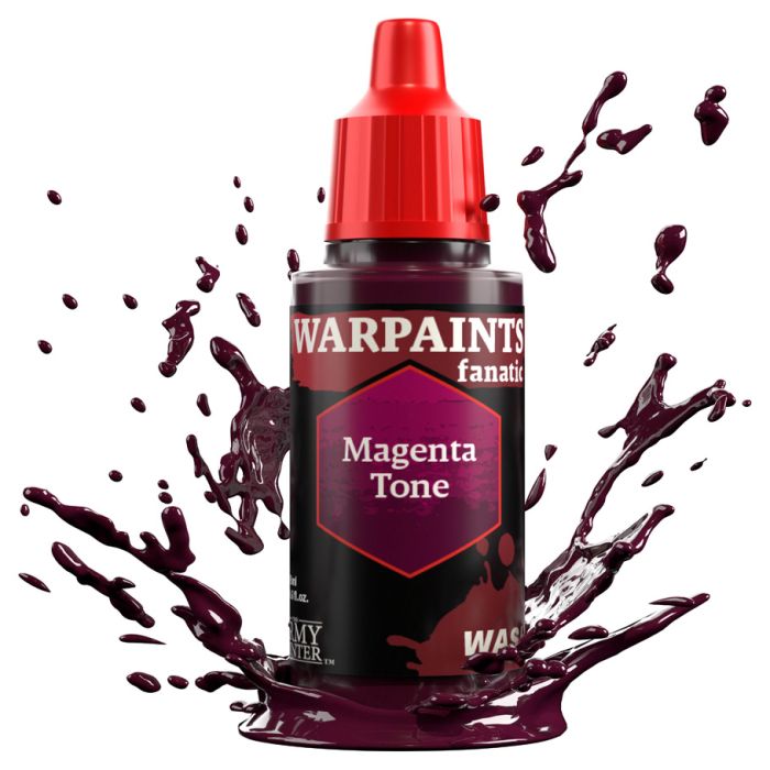 Warpaints Fanatic Wash: Magenta Tone 18ml - Cats In Hat Inc.