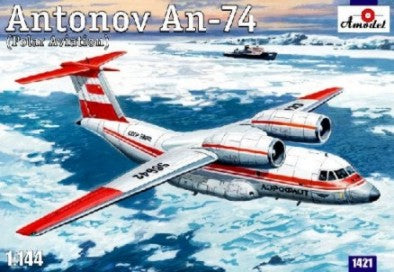 1/144 Antonov An74 Polar Soviet Commercial/Cargo Aircraft