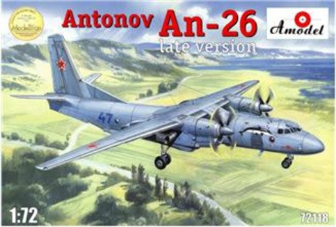 1/72 Antonov An26 Late Version Russian Military Cargo Aircraft